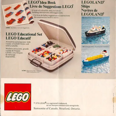 1976 Canadian Samsonite Catalog