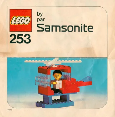 253 Helicopter and Pilot Samsonite Canadian Instructions