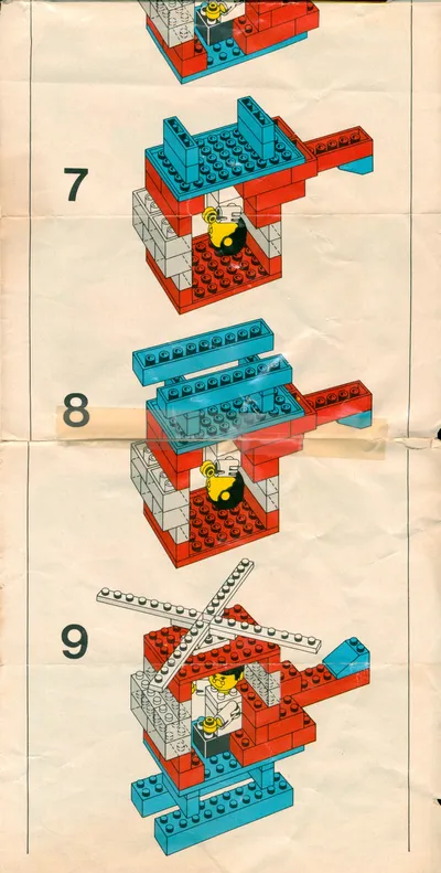 253 Helicopter and Pilot Samsonite Canadian Instructions
