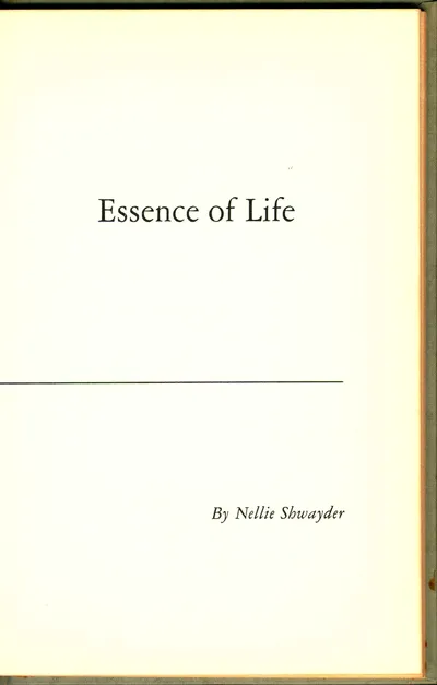 "Five Stories" by Nellie Shwayder