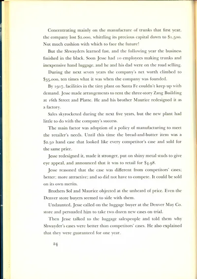Jesse Shwayder and the Golden Rule 
