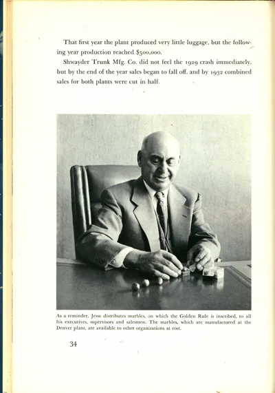 Jesse Shwayder and the Golden Rule 