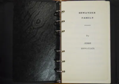 Shwayder Family Address Book