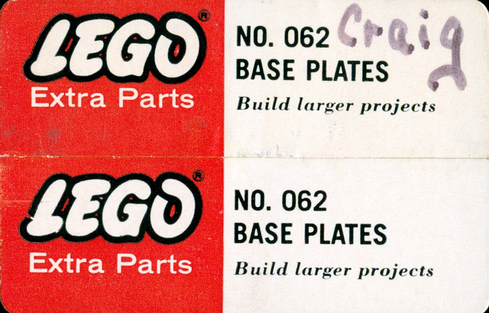 062 - 5 Large Baseplates-WHITE