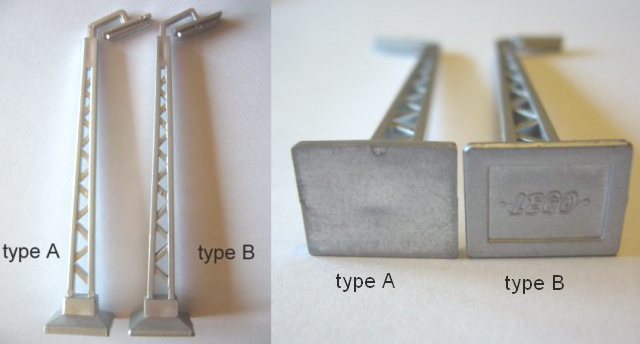 bricklink lamppost type a and b