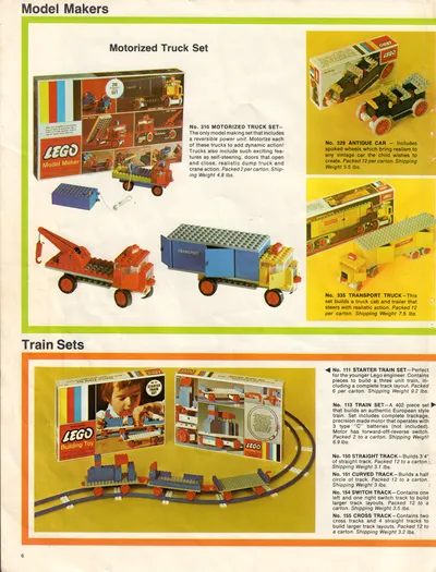 1971 LEGO Samsonite Dealer Catalog