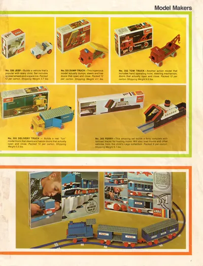 1971 LEGO Samsonite Dealer Catalog