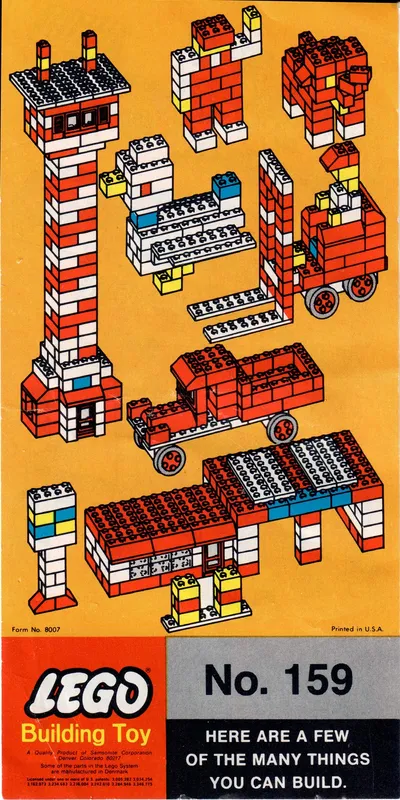 LEGO Samsonite 159 Idea Card (Kraft/LIFE)