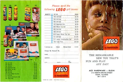 1964 LEGO Retailer Order Brochure