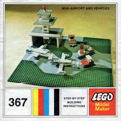 367 Mini-Airport and Vehicles LEGO Samsonite Instructions
