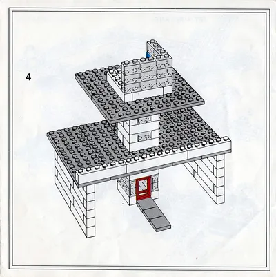 367 Mini-Airport and Vehicles LEGO Samsonite Instructions