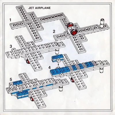 367 Mini-Airport and Vehicles LEGO Samsonite Instructions