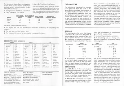 Samsonite Mission Space Game Instructions