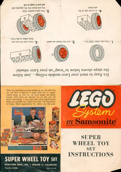610 Super Wheel Toy Instructions