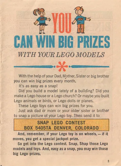 SNAP – The Fun Book For Lego Club Members