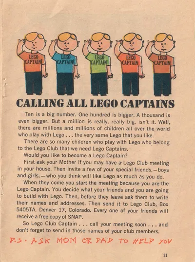 SNAP – The Fun Book For Lego Club Members