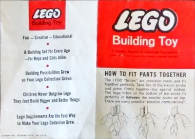 536 Designer Set Instructions (1967)