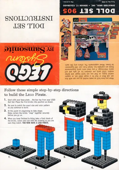 905 Doll Set Instructions - 0