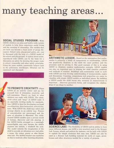 7100 Large Educational Set Pamphlet