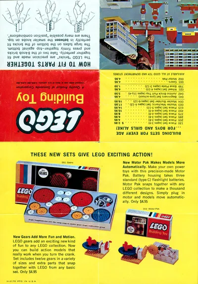 1965 "Building Toy" Sets Brochure - 0