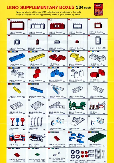 1965 "Building Toy" Sets Brochure - 1