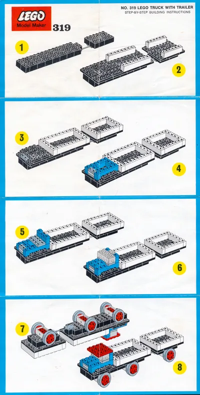 319 Truck With Trailer Instructions - 0