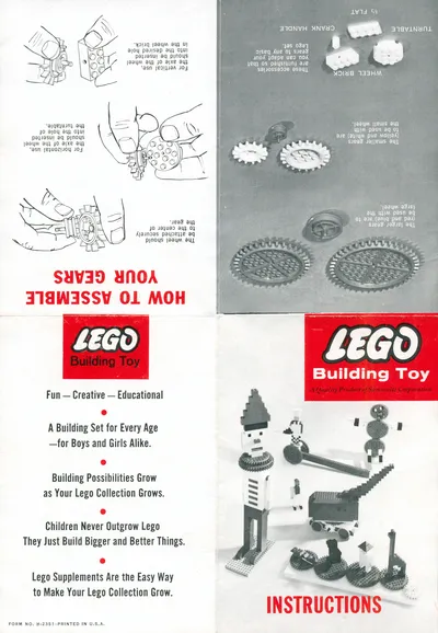 Gears Instructions (1968) - 0