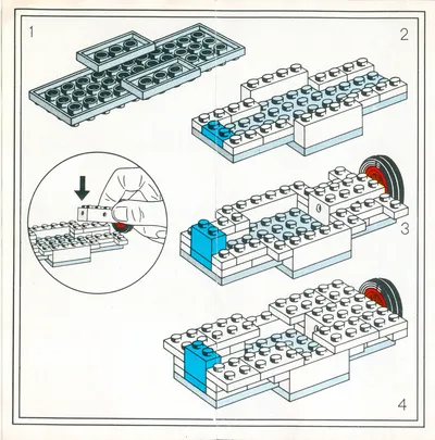 330 Jeep Instructions LEGO Samsonite