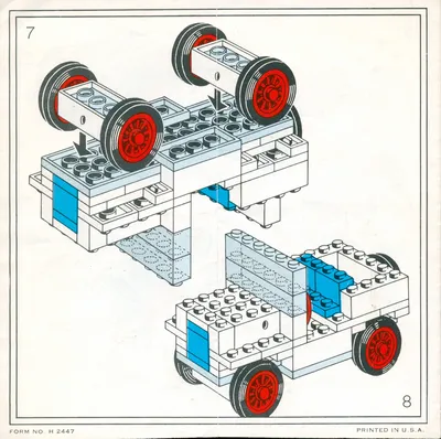 330 Jeep Instructions LEGO Samsonite