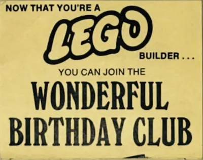 Wonderful Birthday Club Member Ad (1969) - 1