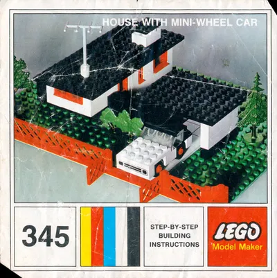 345 House With Mini-Wheel Car Instructions - 0