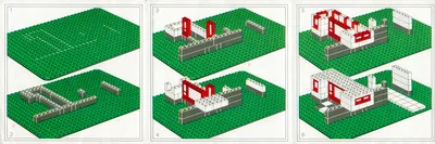 345 House With Mini-Wheel Car Instructions - 1