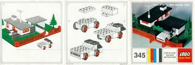 345 House With Mini-Wheel Car Instructions - 2