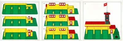 347 Fire Station With Mini-Wheel Vehicles Instructions - 1