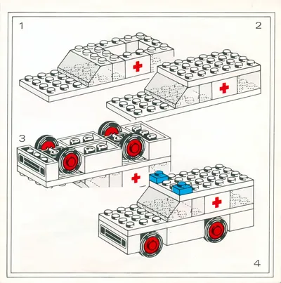 347 Fire Station With Mini-Wheel Vehicles Instructions - 2