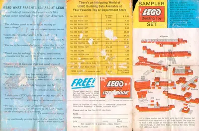 1966 Oxydol Sampler Set Brochure (Page 1)