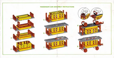 118 Freight/Passenger Train Set Samsonite Instructions