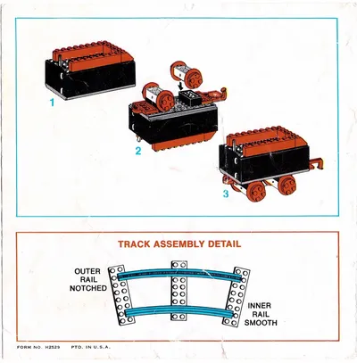 118 Freight/Passenger Train Set Samsonite Instructions