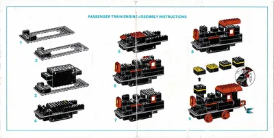 118 Freight/Passenger Train Set Samsonite Instructions