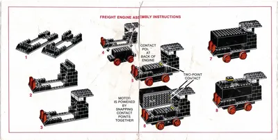 118 Freight/Passenger Train Set Samsonite Instructions