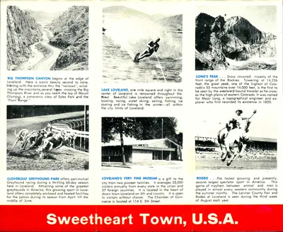 1968 Loveland Colorado Tourist Pamphlet