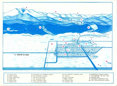 1968 Loveland Colorado Tourist Pamphlet
