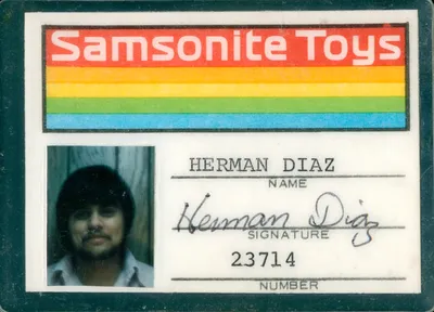 Samsonite Toys Loveland ID Badge