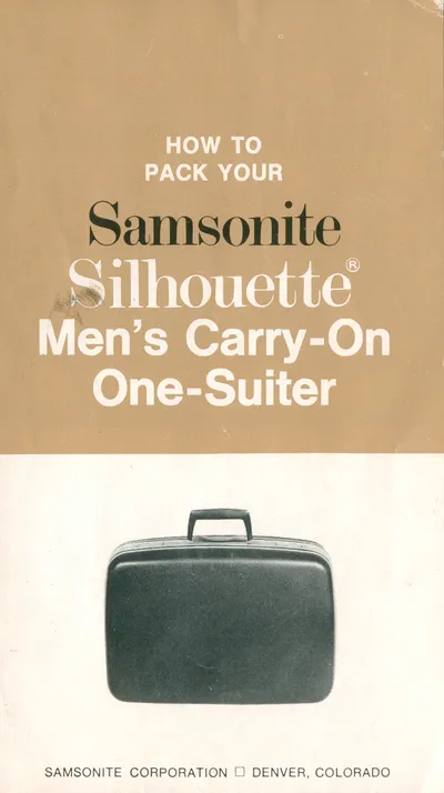 Samsonite Silhouette Packing Guide/Instructions