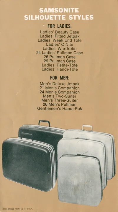 Samsonite Silhouette Packing Guide/Instructions