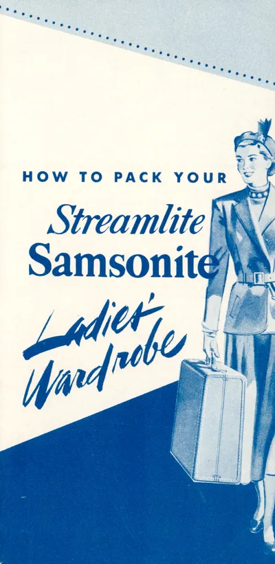 How to Pack Your Streamlite Samsonite Ladies' Wardrobe Instructions