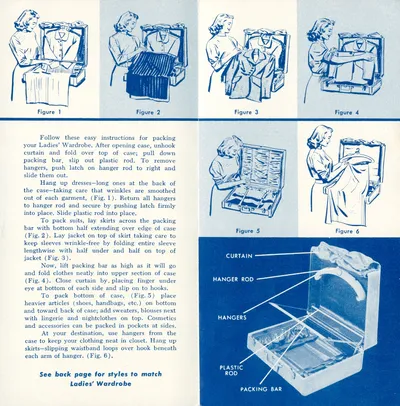 How to Pack Your Streamlite Samsonite Ladies' Wardrobe Instructions