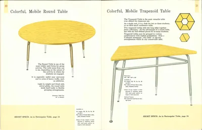 1956 Samsonite Classroom Furniture Catalog