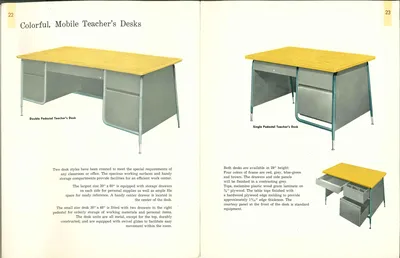 1956 Samsonite Classroom Furniture Catalog