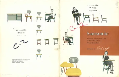 1956 Samsonite Classroom Furniture Catalog
